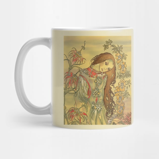 Pre-Raphaelite Girl 2 (yellow) by Soth Studio